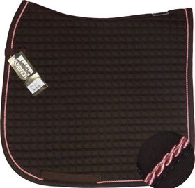 ESKADRON Cotton Schabracke choco, einer Kordel in rose