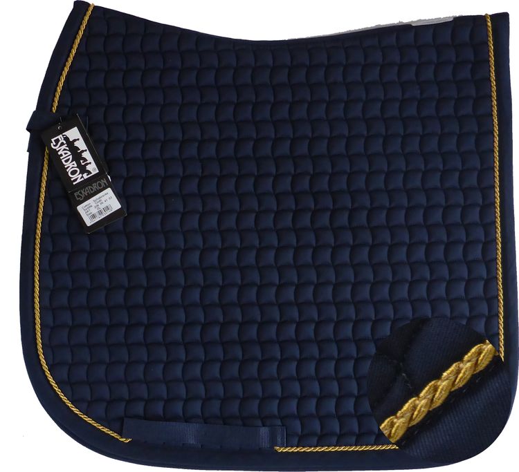 ESKADRON Cotton Schabracke navy , einer Kordel in goldfarben