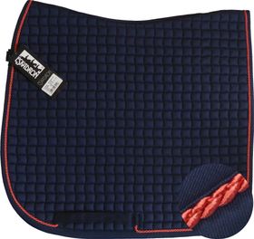 ESKADRON Cotton Schabracke navy , einer Kordel in pink (0065)