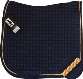 ESKADRON Cotton Schabracke navy , einer Kordel in light orange