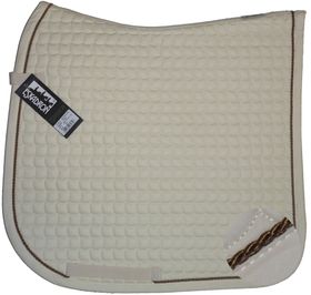 ESKADRON Cotton Schabracke creme, einer Kordel in mocca
