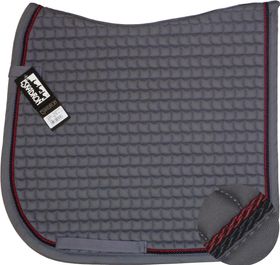 ESKADRON Cotton Schabracke grey, 2fach Kordel darknavy/darkred