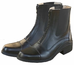 Euroriding Stiefelette " Bristol Frontzip " in schwarz