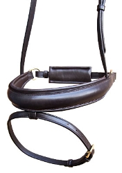 Euroriding Schwedisches Reithalfter extra Breit in schwarz und braun