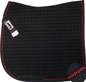 ESKADRON Cotton Schabracke black, einer Kordel in darkred