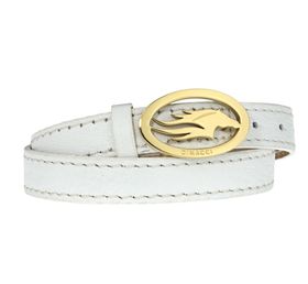 Dimacci Lederarmband mit goldener Spange-verstellbar