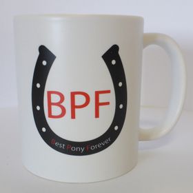 Tasse: BPF Best Pony Forever - Kaffeetasse mit Pferdemotiv
