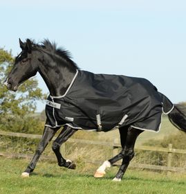 Bucas Anniversary Turnout Light - Black/Silver - Weidedecke - Regendecke