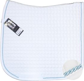 ESKADRON Cotton Schabracke white, einer Kordel in ice blue
