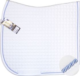 ESKADRON Cotton Schabracke white, einer Kordel in lightblue