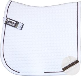 ESKADRON Cotton Schabracke white, einer Kordel in choco