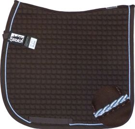 ESKADRON Cotton Schabracke choco, einer Kordel in light blue
