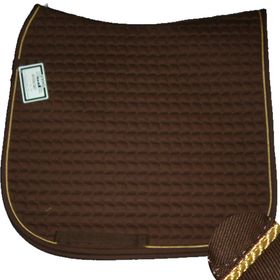 ESKADRON Cotton Schabracke choco, einer dünnen Kordel (Litze) in goldfarben