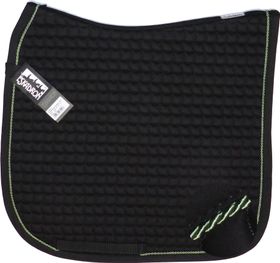 ESKADRON Cotton Schabracke black, einer Kordel in lindgreen