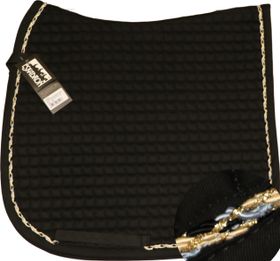 ESKADRON Cotton Schabracke black, einer Multikordel in navy/lightblue/creme