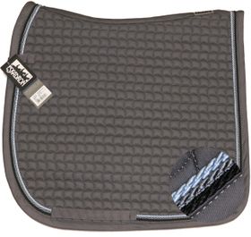 Neu ESKADRON Cotton Schabracke grau, 3fach Kordel black,anthrazit,lightblue