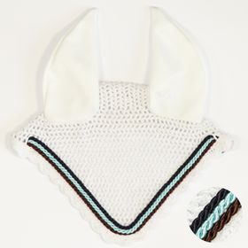 Eskadron Fliegenohren white mit 3fach Kordel choco, iceblue, navy
