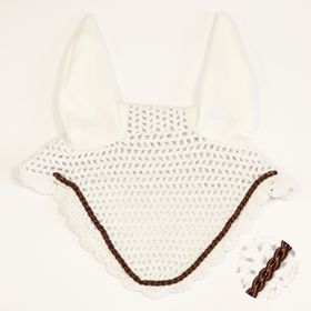 Eskadron Fliegenohren white mit einer Kordel in choco (0276)