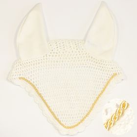 Eskadron Fliegenohren white mit einer Kordel in pastel yellow (0092)