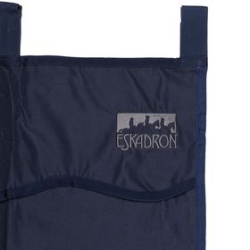Eskadron Boxenvorhang mit Klettverschlüssen, Farbe navy