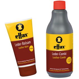 EFFAX Lederpflege Set - Leder Balsam 150ml & Leder Combi 500ml