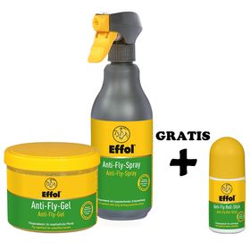 Effol SET Anti Fly Spray & Gel + GRATIS: Anti Fly Roll Stick