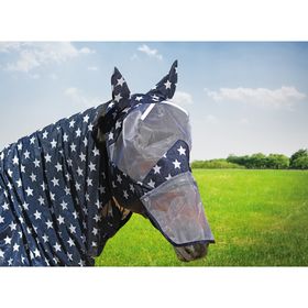 Fliegenmaske Blue Stars von Euroriding