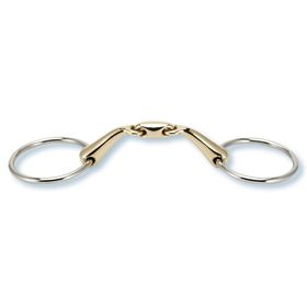 Stübben Steeltec Gebiss 2223 Anatomische Wassertrense doppelt gebrochen Sweet Copper
