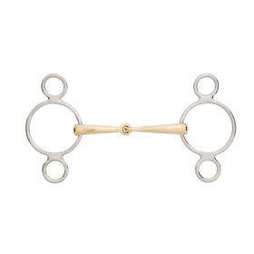 Stübben Steeltec 3 Ring Gag Gebiss Sweet Copper 2482