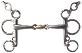 Stübben Steeltec Gebiss 2240 Pelham doppelt gebrochen