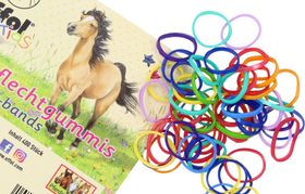 Effol Niemals-Reißer Einflechtgummis bunte Mischung