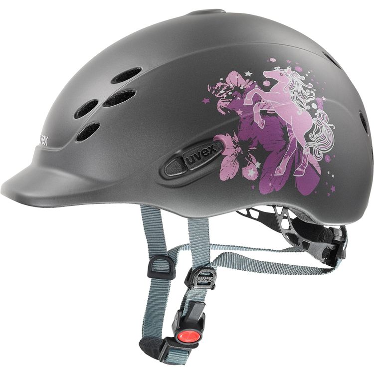Uvex Kids Onyxx pony anthrazit mat Gr. 49-54 