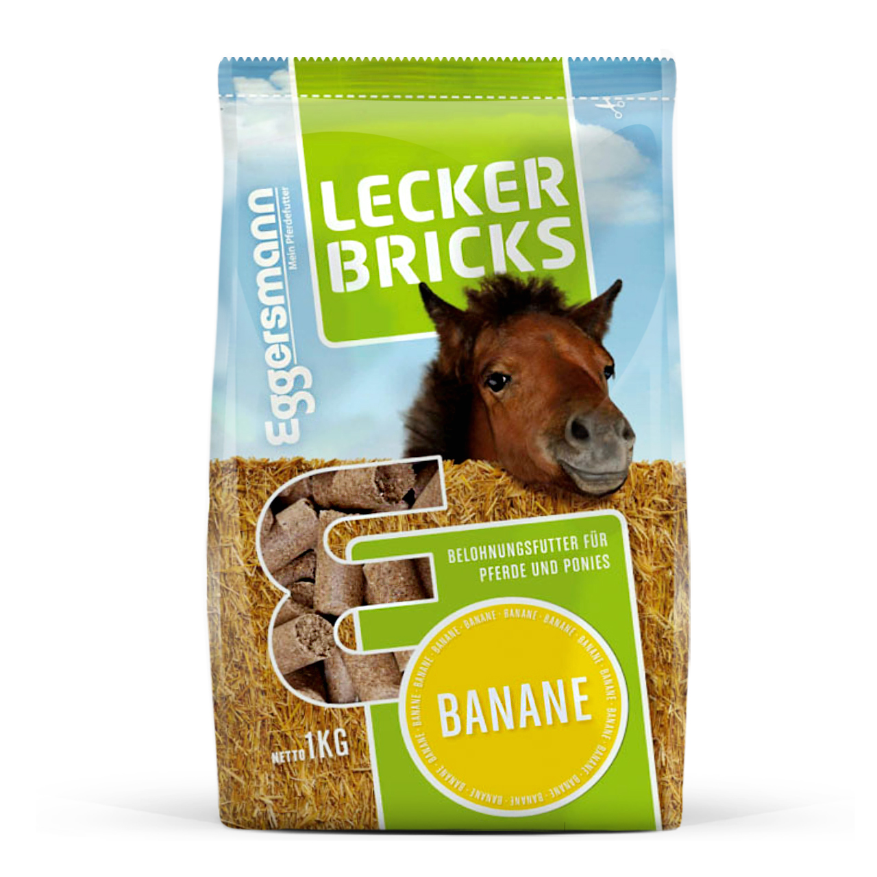 Eggersmann Lecker Bricks Banane, 1kg Beutel