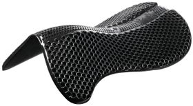 ACAVALLO Hexagonal Soft Gel Pad Wabenstruktur - schwarz, onesize
