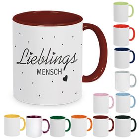 Tasse mit Spruch: Lieblingsmensch