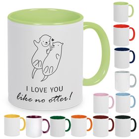 Tasse mit Spruch: I Love YO Like No Otter - Kaffeebecker, Kaffeetasse