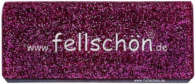 Fellschön Bürste in glitzer pink