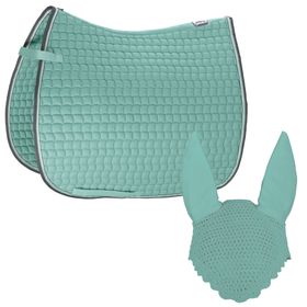 Set Eskadron Basic Cotton Schabracke mit Fliegenohren in ice
