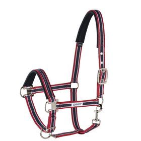 Eskadron Halfter Dornschnalle New Basic in chili-white-nightblue