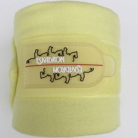 Eskadron Fleecebandagen pastell yellow, 4er Set in Warmblut