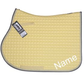 ESKADRON banana Cotton Pony Vielseitigkeit-Schabracke mit individuellem Namen bestickt 