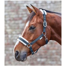 Waldhausen Fauxfur Halfter Elegant in nachtblau