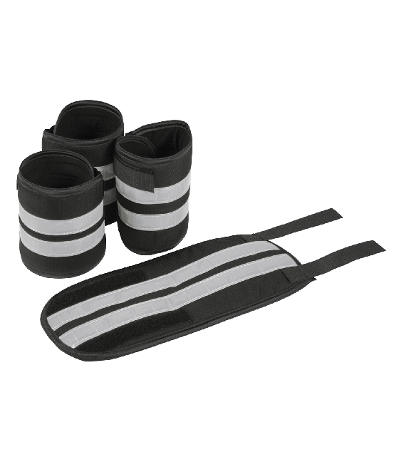 Waldhausen REFLEX Bandage, Set in schwarz/silber