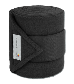 Waldhausen Esperia Fleecebandagen 4er Set, Warmblut, Farbe schwarz