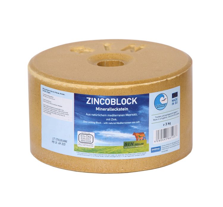 ZINCOBLOCK Mineralleckstein, 3kg