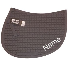 ESKADRON grey Cotton Spring-Schabracke mit individuellem Namen bestickt 