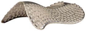 Acavallo Gel Pad MASSAGE Erhöhung vorne + hinten - transparent, onesize - AC122