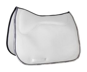 Acavallo 3D Spacer Memory Foam Schabracke Dressage  in weiß - AC247