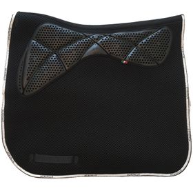Acavallo 3D Spacer Memory Foam  & AC Grip Schabracke Dressage  in schwarz- AC249
