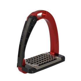 ACAVALLO - Sicherheits-Steigbügel Arena Alupro Junior, Farbe red